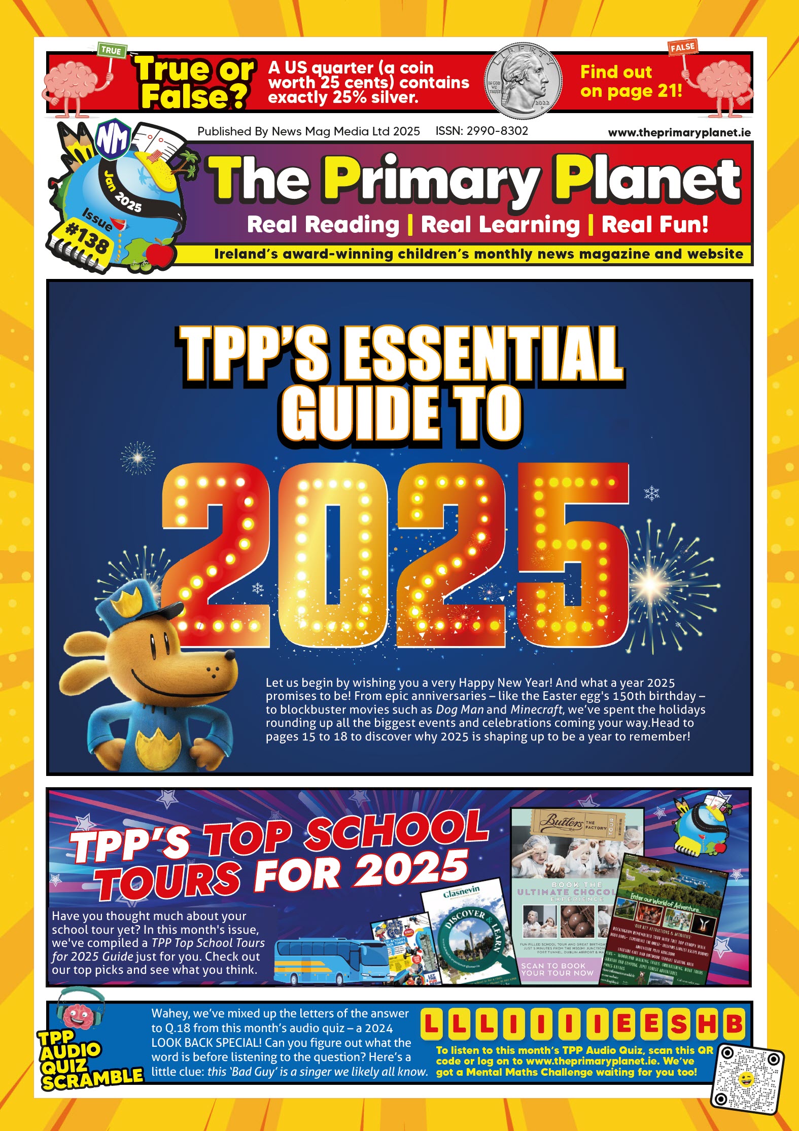 Newsbites Magazines for Schools - JANUARY 2025 – ISSUE #138